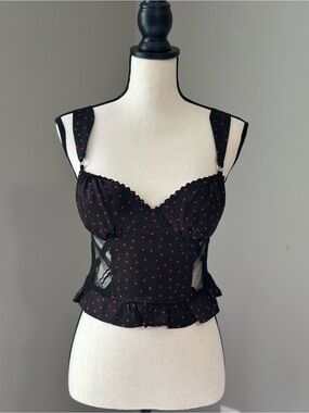 Corset Lace Bustier Renaissance Bodyshaper Milkmaid Regency Provocateur Blouse